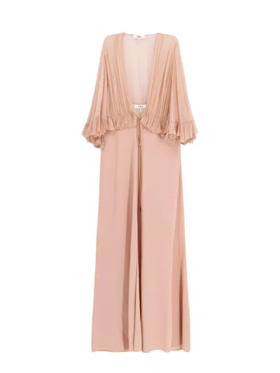 CHLOÉ V-NECK MAXI DRESS