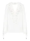 Chloé Broderie-anglaise Ruffled Blouse In Multi