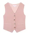 Chloé Waistcoat Buttoned Jacket In Pink