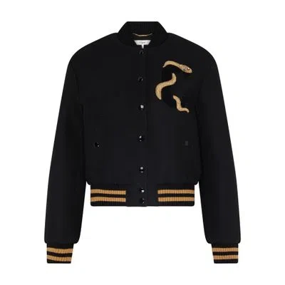 Chloé Varsity Jacket In Black
