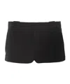 Chloé Velvelt Mini Shorts In Black