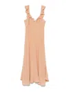 CHLOÉ waistcoatIDO MIDI - MARRÓN