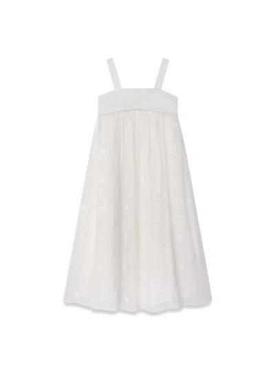 Chloé Kids' Vestito Da Cerimonia In White