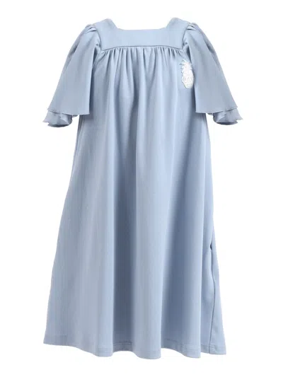 Chloé Kids'  Vestito M/c In Blue