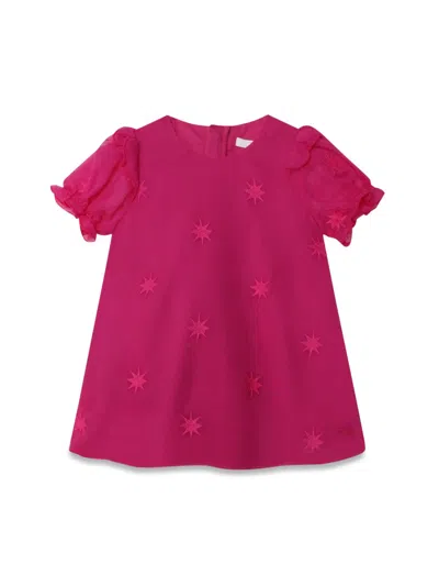 Chloé Kids' Vestito M/c In Pink