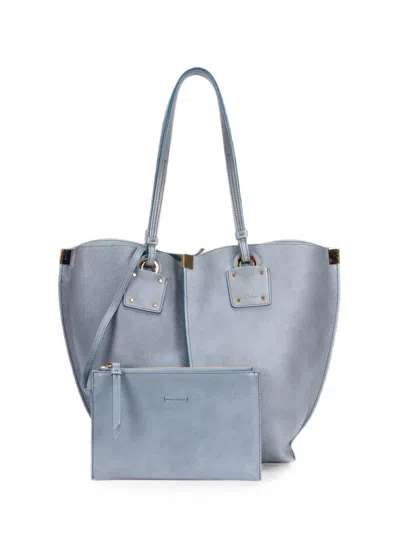 Chloé Victoria Tote Bag In Blue