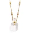 Chloé Victorian Pendant Necklace In Gold