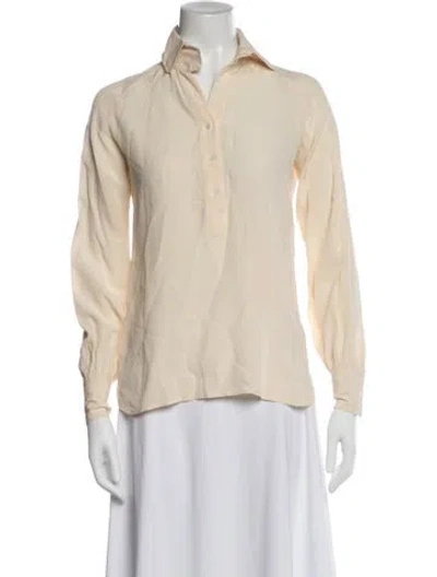 Pre-owned Chloé Vintage 1970's Polo In Neutral