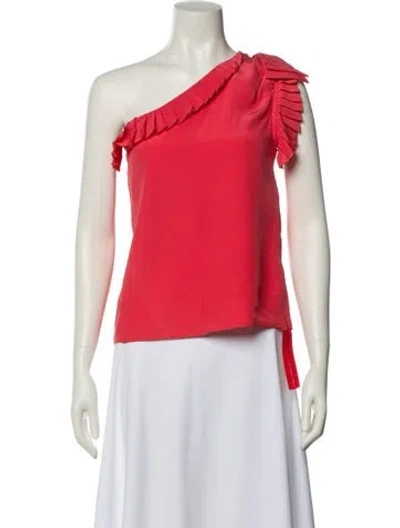 Pre-owned Chloé Vintage 1970's Top In Red