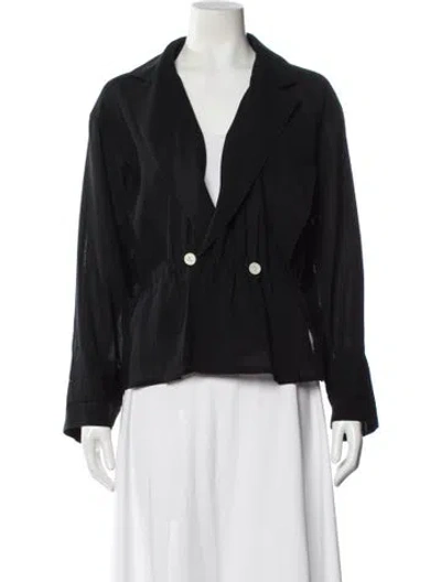 Pre-owned Chloé Vintage 1980's Blazer In Black