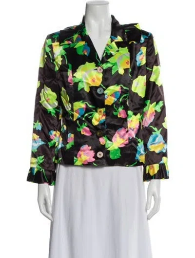 Pre-owned Chloé Vintage 1980's Blazer In Green