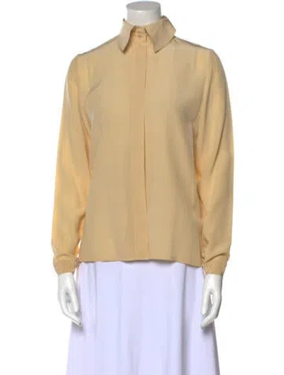 Pre-owned Chloé Vintage 1980's Button-up Top In Neutral
