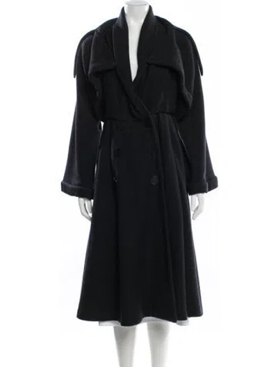 Pre-owned Chloé Vintage 1989 Trench Coat In Gray