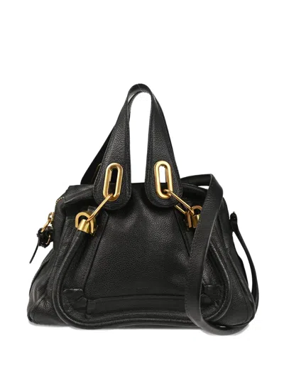 Pre-owned Chloé Vintage 1990-2000s Parary Handbag In Black