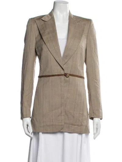 Pre-owned Chloé Vintage 2000 Blazer In Brown