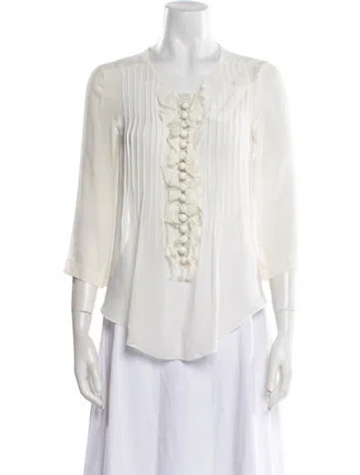 Pre-owned Chloé Vintage 2000's Blouse In Neutral