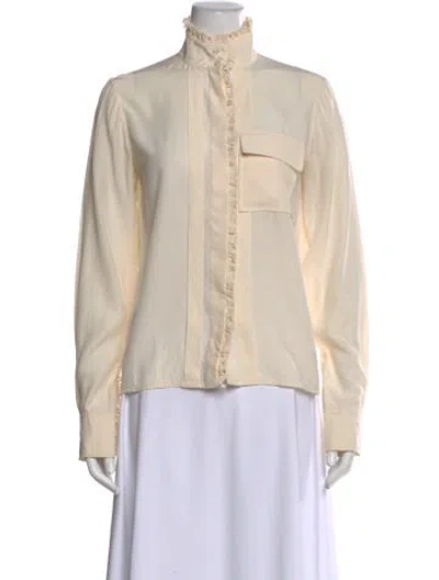 Pre-owned Chloé Vintage 2000's Blouse In White