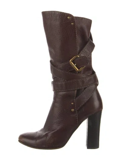 Pre-owned Chloé Vintage 2000's Boots In Brown
