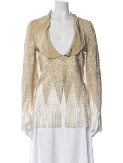 Pre-owned Chloé Vintage 2000 Jacket In Neutral