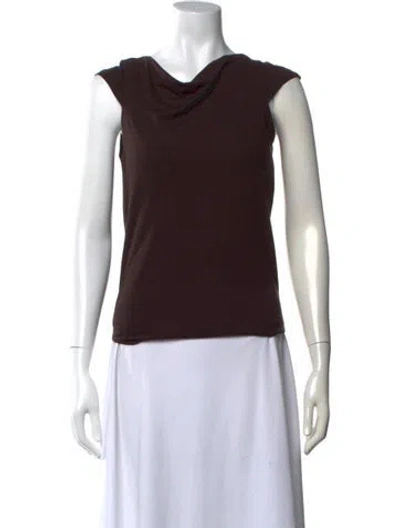 Pre-owned Chloé Vintage 2001 Top In Brown