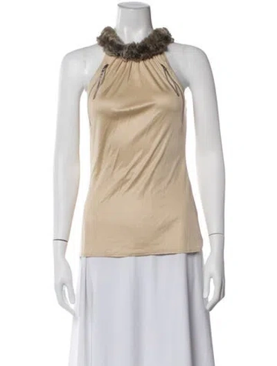 Pre-owned Chloé Vintage 2001 Top In Neutral