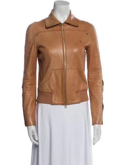 Pre-owned Chloé Vintage 2002 Biker Jacket In Neutral