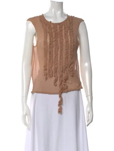 Pre-owned Chloé Vintage 2002 Blouse In Brown