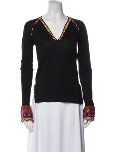 Pre-owned Chloé Vintage 2002 Sweater In Black