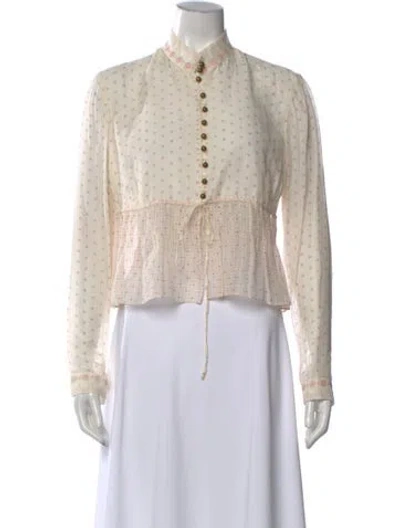 Pre-owned Chloé Vintage 2003 Blouse In Neutral