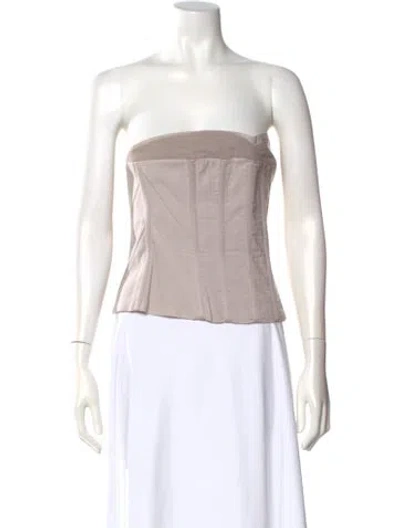 Pre-owned Chloé Vintage 2003 Top In Neutral