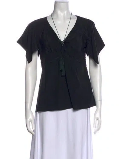 Pre-owned Chloé Vintage 2004 Blouse In Black