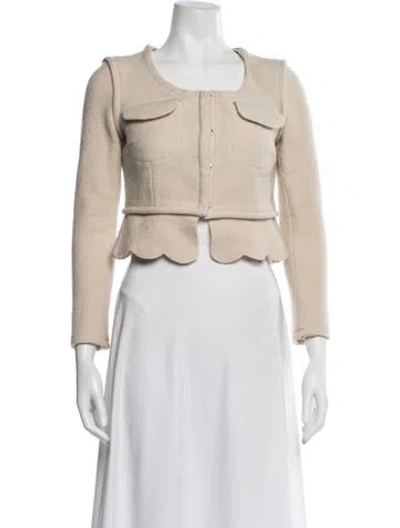 Pre-owned Chloé Vintage 2004 Jacket In Neutral