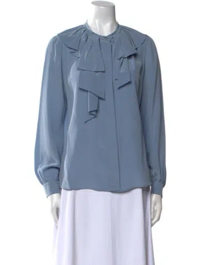 Pre-owned Chloé Vintage 2005 Blouse In Blue