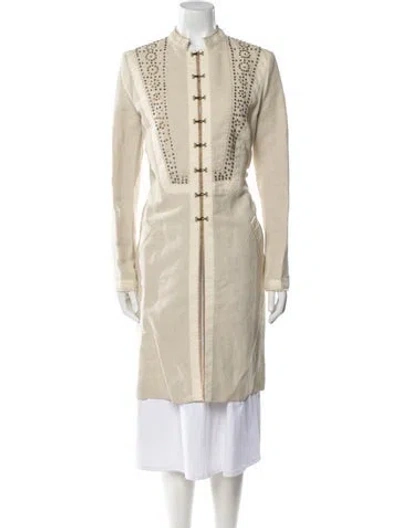 Pre-owned Chloé Vintage 2005 Coat In Neutral