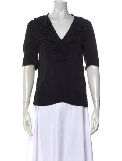 Pre-owned Chloé Vintage 2006 Blouse In Black