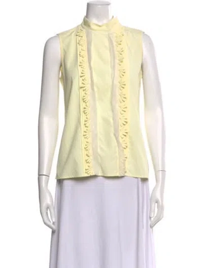 Pre-owned Chloé Vintage 2006 Blouse In Yellow