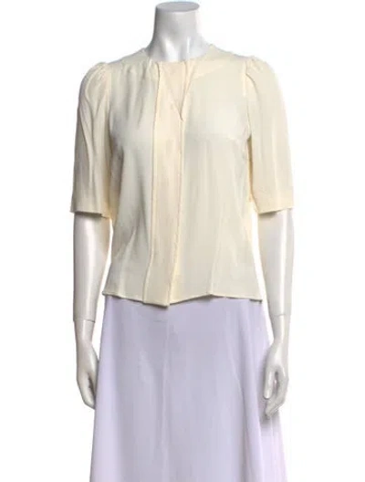 Pre-owned Chloé Vintage 2007 Blouse In Neutral