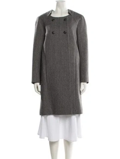 Pre-owned Chloé Vintage 2007 Coat In Gray