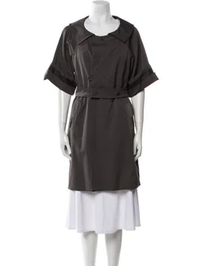 Pre-owned Chloé Vintage 2007 Coat In Gray