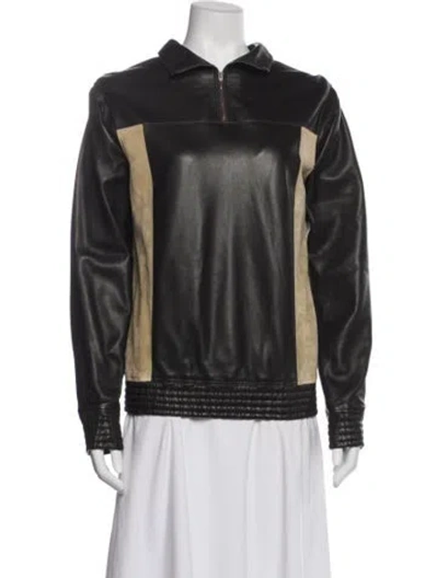 Pre-owned Chloé Vintage 2011 Biker Jacket In Brown/neutrals