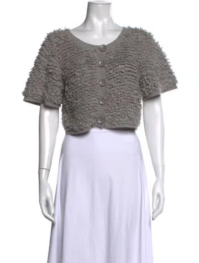Pre-owned Chloé Vintage Cashmere Sweater In Gray