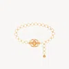 Chloé Amulet Round-links Belt In Gold
