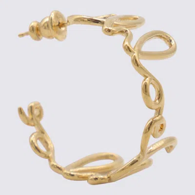 Chloé Vintage Gold Brass Earring