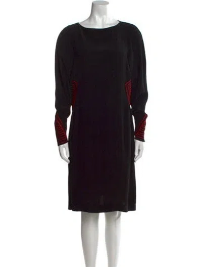 Pre-owned Chloé Vintage Knee-length Dress In Black