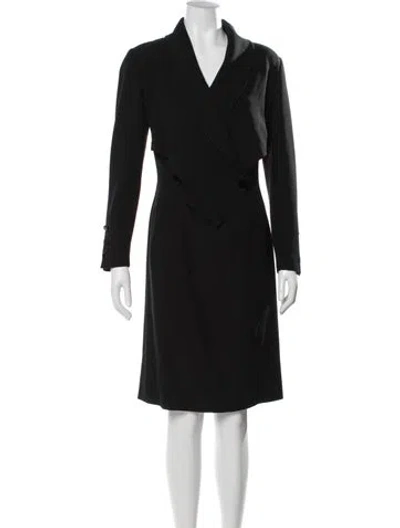 Pre-owned Chloé Vintage Knee-length Dress In Black