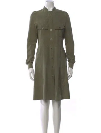Pre-owned Chloé Vintage Knee-length Dress In Green