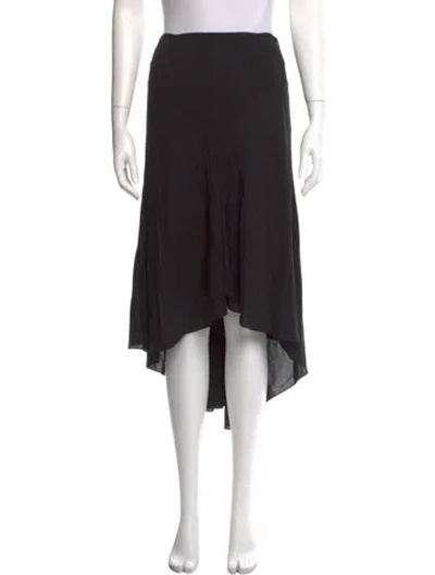 Pre-owned Chloé Vintage Knee-length Skirt In Black