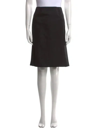 Pre-owned Chloé Vintage Knee-length Skirt In Black