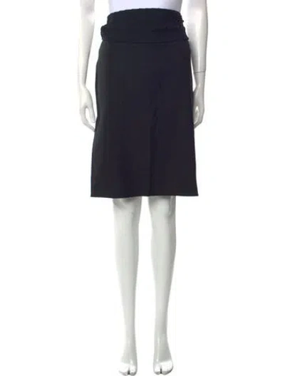 Pre-owned Chloé Vintage Knee-length Skirt In Black