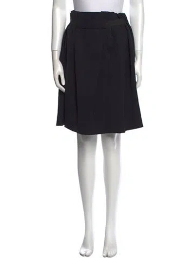 Pre-owned Chloé Vintage Knee-length Skirt In Black